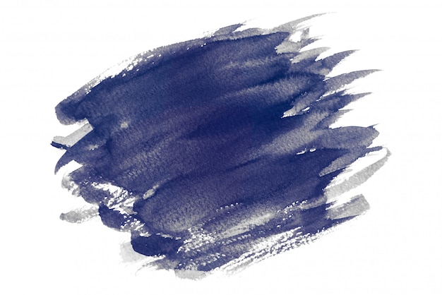 Абстрактные фиолетовый акварель, изолированных на белом фоне, ручная краска на бумаге.