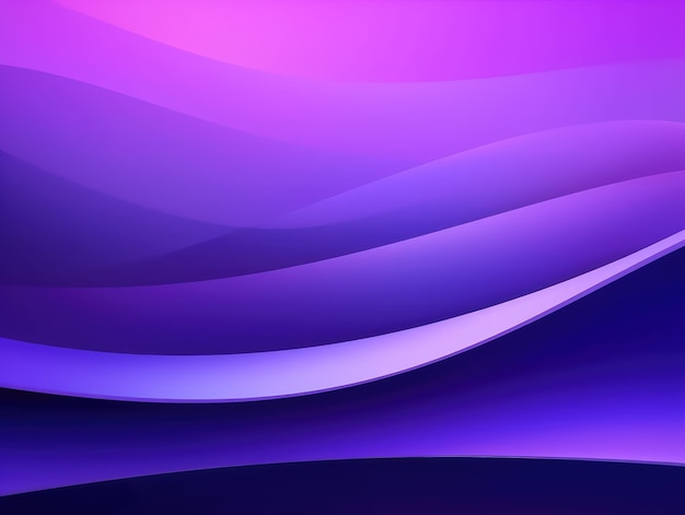 Abstract purple waves background Generative AI