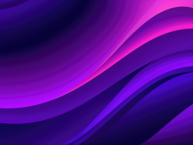 Photo abstract purple waves background generative ai