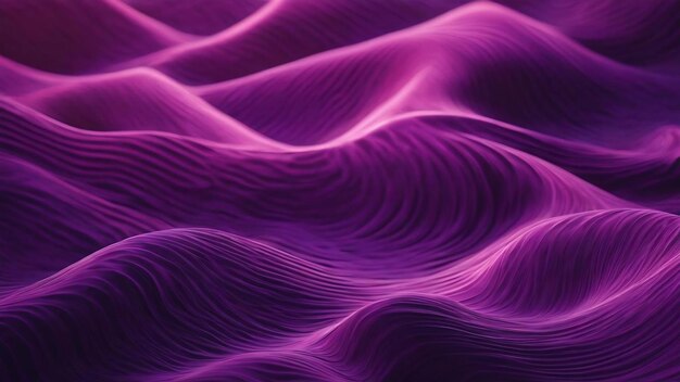 Abstract purple waves background generative ai