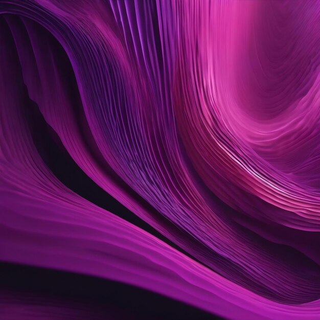 Abstract purple waves background generative ai