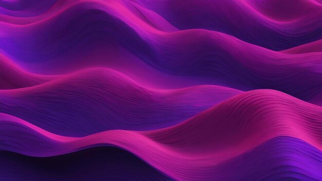 Abstract purple waves background generative ai