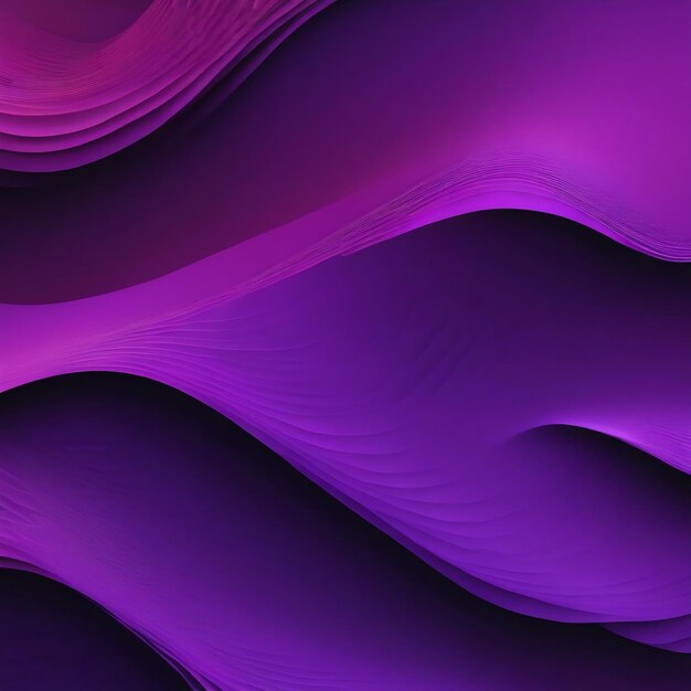 Abstract purple waves background generative ai