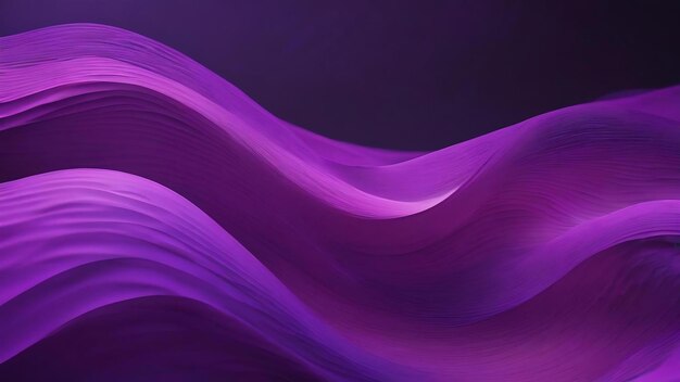 Abstract purple waves background generative ai