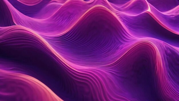 Abstract purple waves and random circles background
