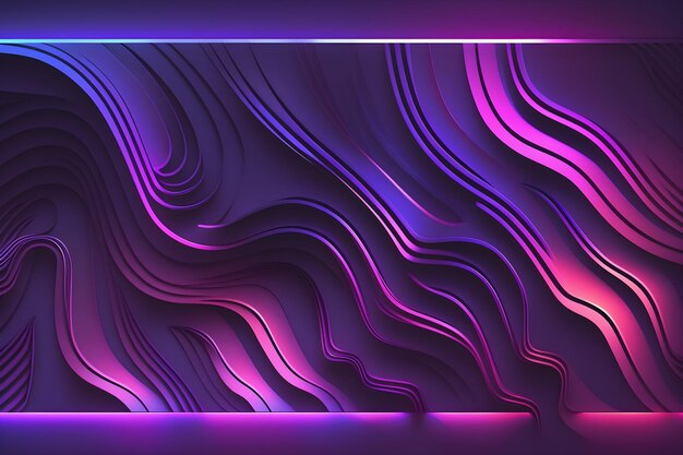 Abstract purple waving modern background