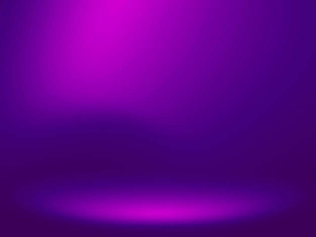 Abstract purple and white gradient Plain studio background