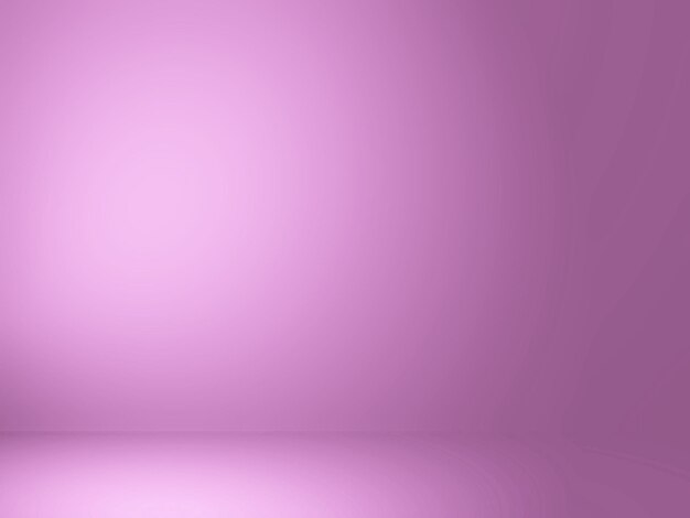 Abstract purple and white gradient Plain studio background