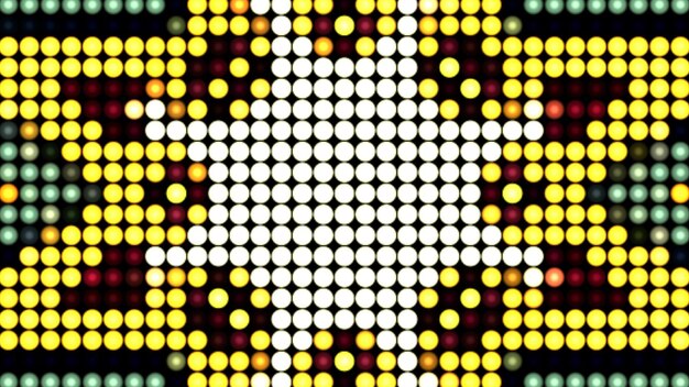 抽象的なractangel万華鏡色の長方形の曼荼羅からなる抽象的な絵