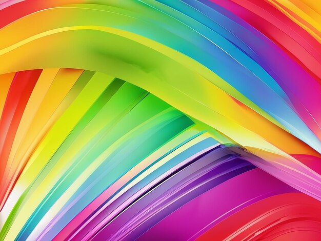 Photo abstract rainbow background