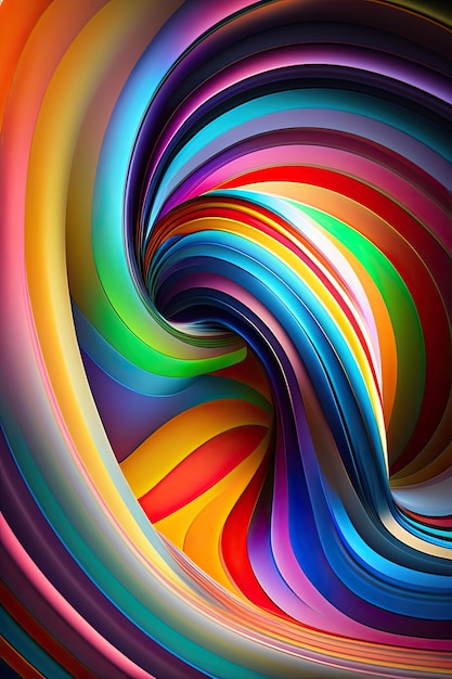 Abstract Rainbow Background