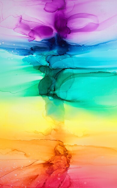 Photo abstract rainbow colorful background