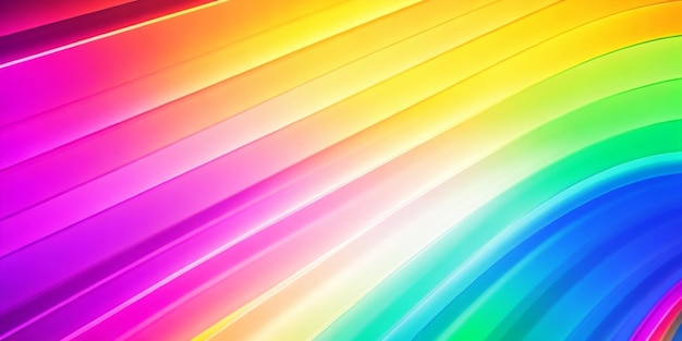 Abstract rainbow colors on light background