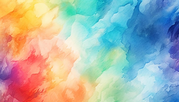 Abstract Rainbow Texture Background with Watercolor Oil Painting Artwork Wallpapers