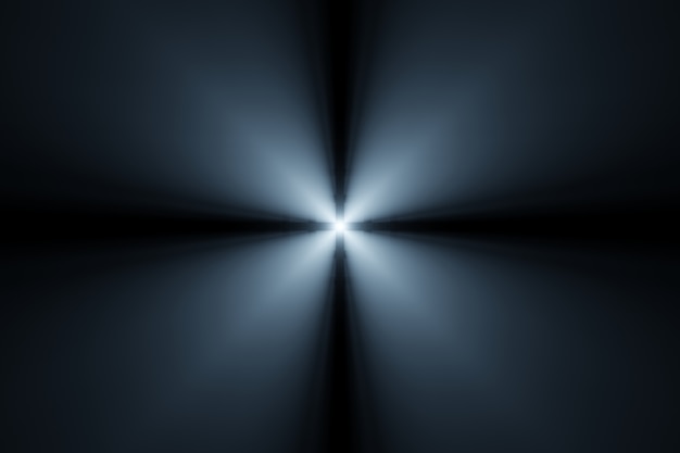 Foto i raggi di luce astratti hanno lanciato le ombre sulla rappresentazione della rete metallica 3d