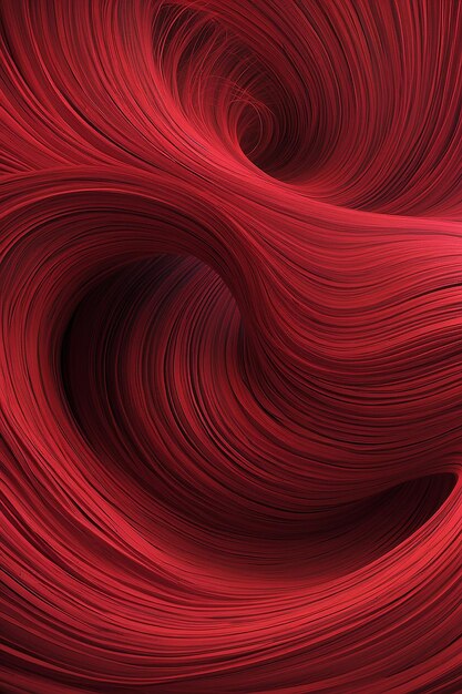 Abstract red background from whirlpool of lines a wave