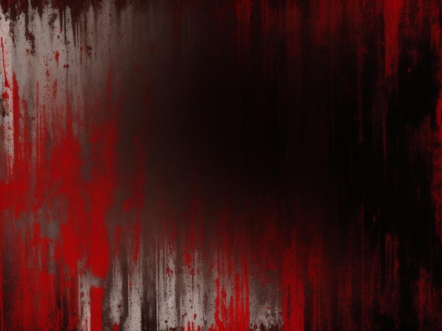 Abstract red background texture with grunge brush strokes and paint stains Red and black colors