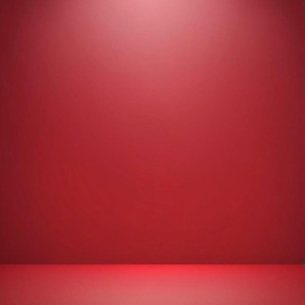 Abstract red background for web design templates and product studio with smooth gradient color