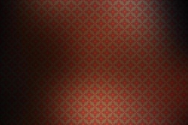 Photo abstract red background with kaleidoscope pattern