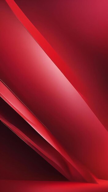 Abstract red background with smooth gradient used for web design templates product studio room