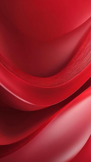 Abstract red background with smooth lines