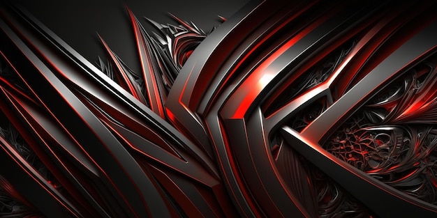 Abstract red and black background