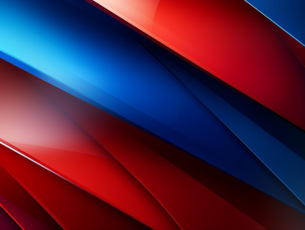 Photo abstract red and blue background