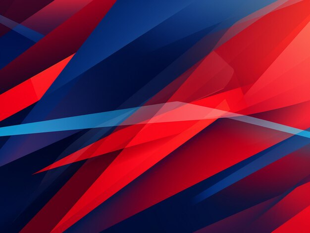 Photo abstract red and blue background