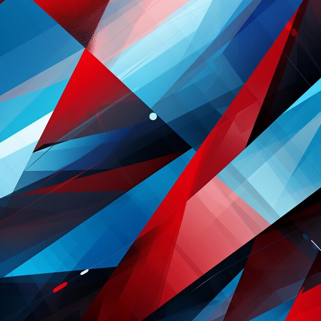 Abstract red and blue background