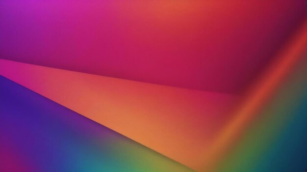 Abstract red blue orange purple green gradient banner vibrant colors grainy background web header po