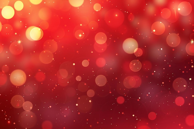 abstract red bokeh background christmas and new year concept