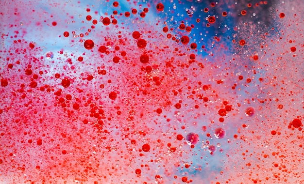 Abstract red explosion