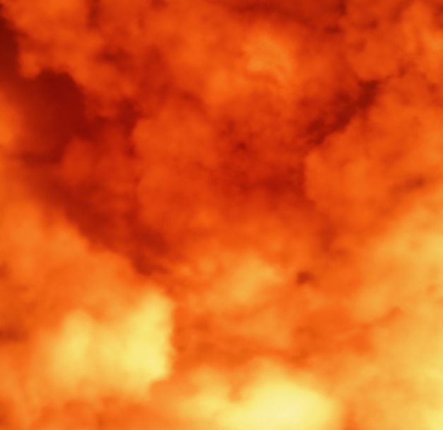 Foto sfondo fumoso fuoco rosso astratto a schermo intero