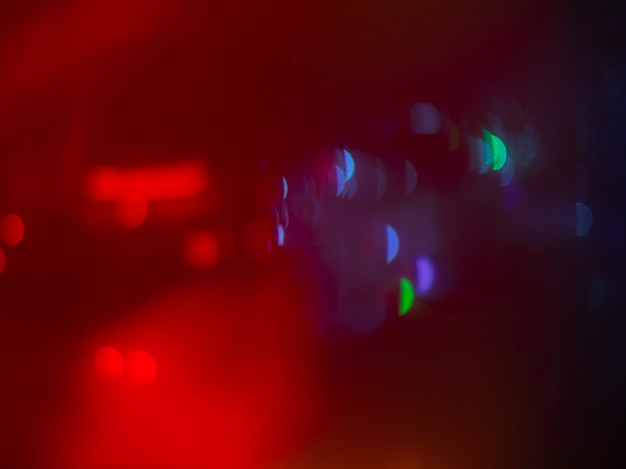 Abstract red lights, unfocused night lights