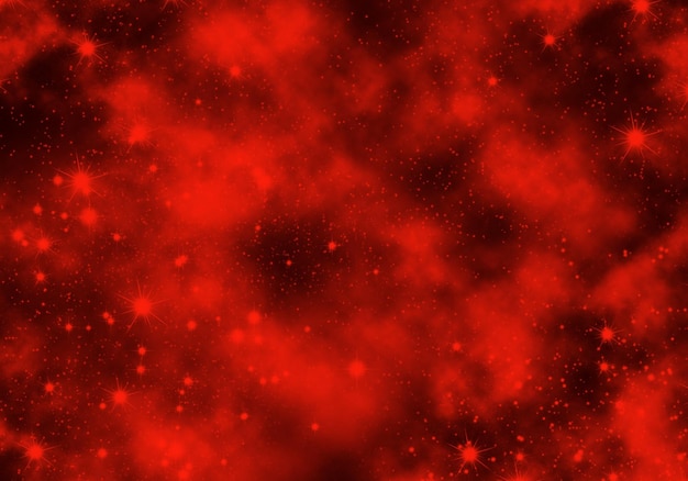 抽象 赤い星雲の背景