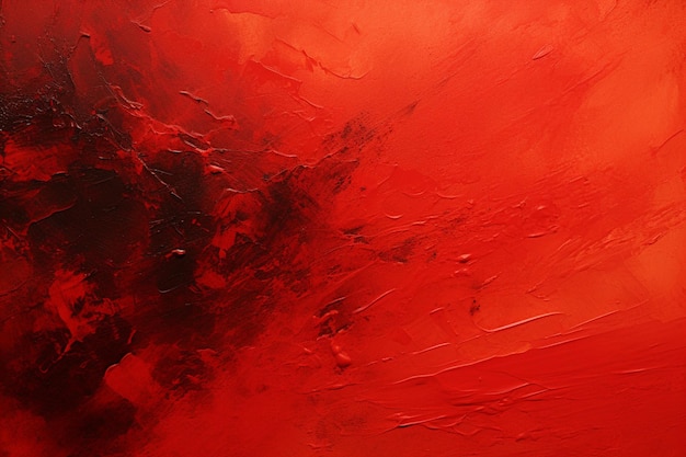 Foto pittura a olio rossa astratta