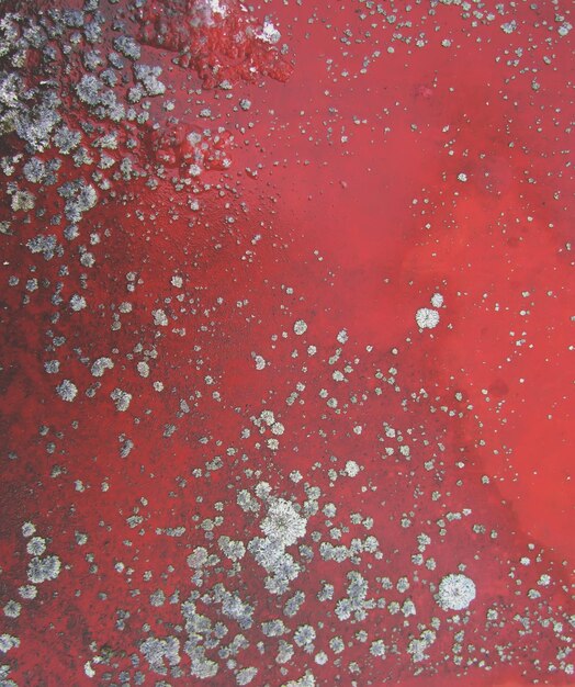 Abstract red old metal plate texture. Grunge rustic background.