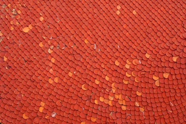 Abstract red roof tiles background