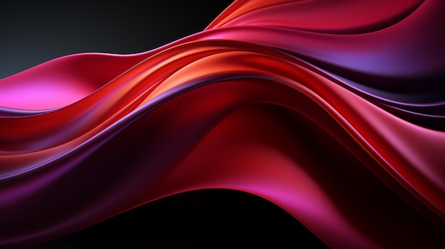 abstract red silk background HD 8K wallpaper Stock Photographic Image