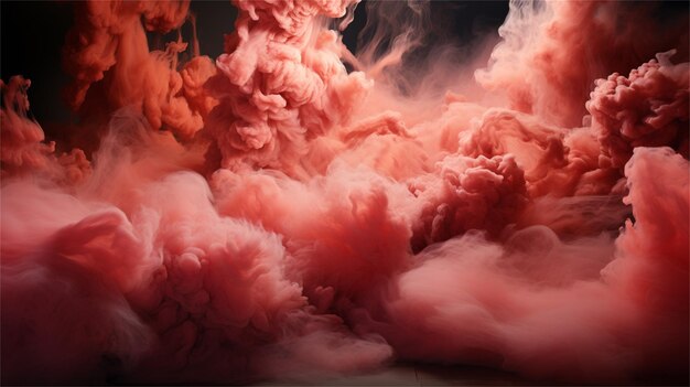 Photo abstract red smoke background 3d rendering 3d illustration