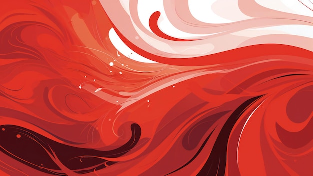 Abstract red swirl background
