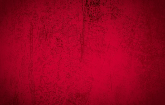 古いセメントの壁の抽象的な赤い壁の壁のテクスチャ。