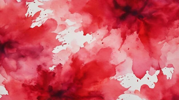 Photo abstract red watercolor background texture