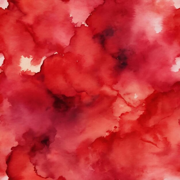 Photo abstract red watercolor on background