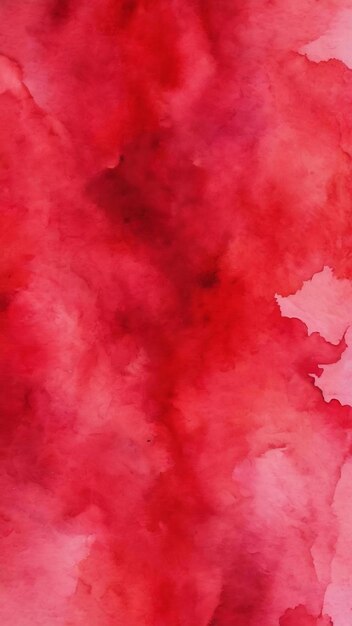 Abstract red watercolor paint paper background texture