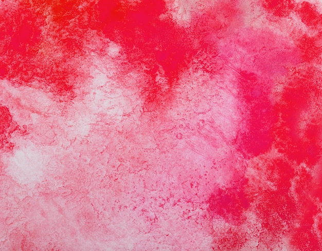 Abstract red watercolor splash stroke background