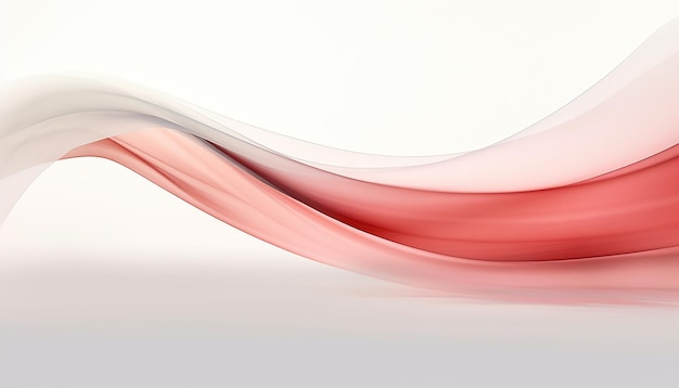 濃い白とピンクの色のまばらな使用スタイルの抽象的な赤い波