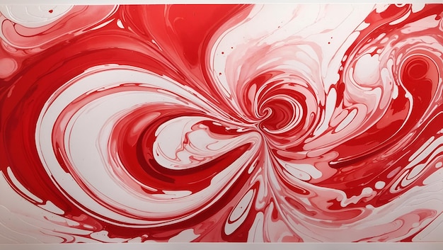 Abstract red and white color swirl background design wallpaper generated by AI