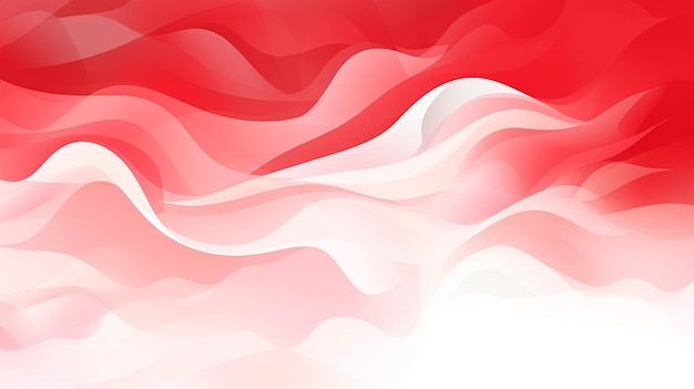 Abstract red and white Indonesia patriotic background with copy space