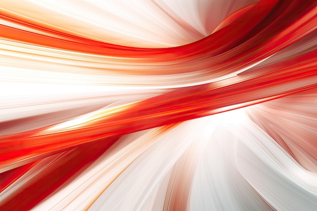 Photo abstract red and white motion speedlines